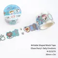 Cute Daze Diary writable die-cut masking tape with daily emotion designs, 30mm x 3m - 30mm x 3m / Daily Mood