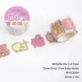 Writable die-cut masking tape from Daze Diary series for DIY journaling - 30mm x 3m / Moe Daily