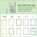 Sweet fairy tale themed PET decorative frame stickers for scrapbooking DIY projects - 15 Sheets / Starry Tale