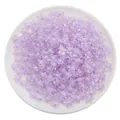Frosted purple acrylic beads for DIY handmade jewelry and bracelet necklace accessories - Transparent Star Style / 30g/Pack (Approx. 83pcs) / Purple