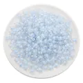 Translucent sky blue frosted acrylic star-shaped beads for DIY jewelry making accessories - Transparent Star Style / Approx. 83 Pcs (30g/Pack) / Light Blue