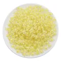 Yellow transparent acrylic star-shaped beads for DIY jewelry making and craft supplies - Transparent Star Style / Approx. 83 Pcs (30g/Pack) / Yellow