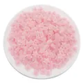 Frosted matte pink star-shaped acrylic beads for DIY jewelry making craft projects - Frosted Star Style / Approx. 83 Pcs (30g/Pack) / Pink