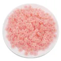 Frosted pink star-shaped acrylic beads for DIY handmade jewelry bracelets and necklaces - Frosted Star Style / Approx. 83 Pcs (30g/Pack) / Light Pink