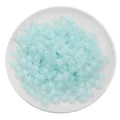 Light blue frosted star-shaped acrylic beads, perfect for DIY jewelry and crafts. - Frosted Star Style / Approx. 83 Pcs (30g/Pack) / Sky Blue