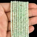 Detalle de cuentas de disco de concha verde claro de 3mm para joyería artesanal DIY. - 3mm (Longitud 37-38cm) / Verde
