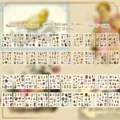 Vintage European classical stickers set in PET and Washi paper for scrapbooking - Qili Note / 40 Pieces/Pack