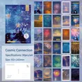 30-piece artistic firework postcard set with star and night sky landscape themes - Connected to the Universe / 30 Sheets