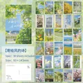 Set of 30 aesthetic scenic postcards themed A Poem for the Wind for wall decor - Poem for the Wind / 30 Sheets