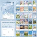 Set of 30 artistic scenic postcards with nature landscapes for wall decoration. - Adventurous Dream / 30 Sheets