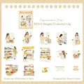 15-piece supermarket theme PET sticker pack for DIY journal and scrapbook deco - Supermarket Time / 15 Pieces/Pack