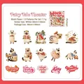 Washi-Sticker-Set mit Katzen-Märchen-Thema für DIY-Scrapbooking, 15 Stück - 15 Stück / Märchentheater