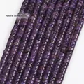 6x3mm natural purple stone abacus spacer beads for DIY jewelry making and crafts - Approx 115 Pieces (6x3mm) / Purple Mica Spacer