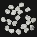 13mm natural white crystal heart-shaped loose beads for DIY jewelry accessories set - Clear Quartz (s4086) / 5 Pieces 13mm