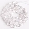 Hoogwaardige onregelmatige natuurlijke bergkristal kralen voor DIY sieraden maken - Freeform White Quartz / 6-8mm (ongeveer 50-55 stuks/streng)