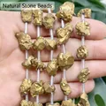 16-18mm gold galvanisierte Rohamethyst-Perlen für die DIY-Schmuckherstellung - Kleine Gold-plattierte Amethystgranulate / Gold
