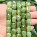 Perles en calcédoine verte naturelle de 8x12mm de forme irrégulière pour bijoux DIY - 8x12mm Environ 30 Pièces / Jade Péridot Optimisé
