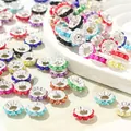 Perles d'espacement ondulées colorées pour la fabrication de bijoux DIY - Espaceur Ondulé 12mm / 50 Pièces