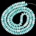 Premium 5x8mm mint green crackle crystal abacus spacer beads for DIY jewelry making - 5x8mm (Approximately 148 Pieces) / Amazonite Cracked Crystal