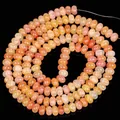 Multicolor 5x8mm fire crackle crystal abacus beads for DIY jewelry making - 5x8mm (Approximately 148 Pieces) / Orange Cracked Crystal