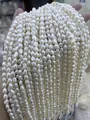 Natürliche weiße unregelmäßige Barock-Süßwasserperlen lose Perlen für DIY-Schmuck - Hoher Glanz Weniger Makel / 9-10mm (32-34 Stück)