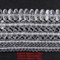 Hoogwaardige gefacetteerde witte kristallen kralen voor DIY-sieraden en handwerk - Gefacetteerde Abacus Kralen / 4x6mm (ongeveer 110 stuks/streng) / Helder Wit