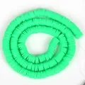 Cuentas heishi de arcilla polimérica verde menta para la creación de joyas DIY - Verde Menta (Estilo 21) / 6mm