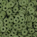 Cuentas heishi de arcilla polimérica verde militar profesionales para hacer joyas DIY a mano - Verde Militar (Estilo 29) / 6mm