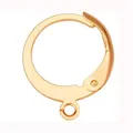 Eleganti monachelle per orecchini a cerchio placcate oro 18k per gioielli fai da te - Cerchio Rotondo / oro kc
