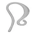 Crochets d'oreilles plaqués argent pour la fabrication de bijoux DIY et accessoires - Crochet d'Oreille 20# (G123) / Plaqué or blanc