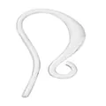 Crochet d'oreille en plaqué or 18 carats pour projets de bijoux personnalisés - Crochet d'Oreille 20# (G123) / Plaque argent fin