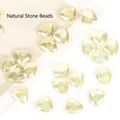 9x11mm triangular faceted crystal loose beads for DIY jewelry making - 9x11mm 20 Pieces / Light Yellow