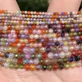 Colorful 2-4mm faceted natural stone beads for DIY jewelry making and crafts - 2mm Approx 170 Pieces / Multicolor Zirconia