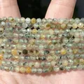 High quality faceted natural prehnite stone beads for DIY jewelry making in 2mm 3mm 4mm - 2mm Approx 170 Pieces / Grape Jade