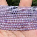Faceted lavender natural stone beads for DIY jewelry making, 2mm to 4mm size options - Zirconia Style (#56) / 2mm (Approx 170 Pieces) / Light Purple