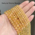 Shiny yellow faceted natural stone crystal beads 2-4mm for DIY jewelry handicraft - Zirconia Style (#57) / 2mm (Approx 170 Pieces) / Yellow