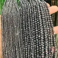 Faceted dark grey natural stone beads in 2mm 3mm or 4mm sizes for DIY jewelry making crafts - 2mm (Approx 170 Pieces) / Terahertz