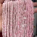 High quality faceted pink natural stone beads strands for DIY jewelry making 2mm 3mm 4mm - 2mm (Approx 170 Pieces) / Pink Opal