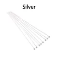 Silver copper ball head pins for DIY jewelry making and beading projects - 16mm (Price for 1 Piece) / Silver