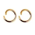 High-quality 1.5x14mm gold-toned iron open jump rings for DIY handmade jewelry making - 0.7*4mm (200 Pieces/Pack) / KC Gold
