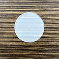 Round transparent silicone earring spacer disk for anti-friction and jewelry support - 14mm (1.2mm Hole)