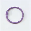 30mm candy colored purple painted iron binder ring for DIY jewelry and journals - 30mm / Purple