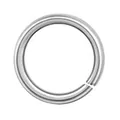 Silver metal open jump ring connector for DIY jewelry making and craft projects. - 0.8*6mm / White Gold