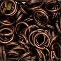 Bulk pack of antique bronze open jump rings for DIY jewelry making and metal crafts - 0.7*4mm / Antique Red Copper