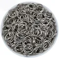 Professional silver metal jump rings for DIY jewelry making accessories, 3-14mm - 0.7*5mm / White K/Silver