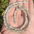 Natural 5x12mm bamboo-joint stone beads for creative DIY jewelry making accessories - One Strand Approx 31 Pieces (5x12mm) / Tianshan Blue