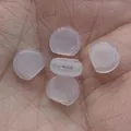 Transparent soft silicone pads for mosquito coil earring clip converters DIY craft - Eco-friendly PVC Pad / 1 Piece / Clear