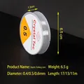 Transparent elastic crystal thread for DIY jewelry beading and bracelet making. - Small Roll (approx. 24m) / 0.4mm