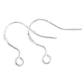 925 silver plated ear hooks for DIY earring making - Style 10 / Silver Plated Copper