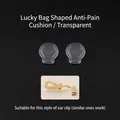 Cuscinetti in silicone trasparente per clip per orecchie a forma di sacchetto fortuna - Cuscinetto in Silicone Sacchetto della Fortuna / 1 Pezzo